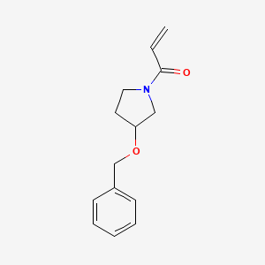 1-(3-Phenylmethoxypyrrolidin-1-yl)prop-2-en-1-one