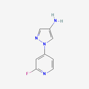 1-(2-fluoropyridin-4-yl)-1H-pyrazol-4-amine