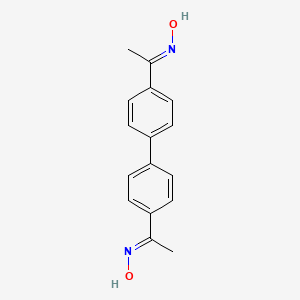 molecular formula C16H16N2O2 B2528745 4,4'-Diacetylbiphenyl diketoxime CAS No. 1076239-80-9