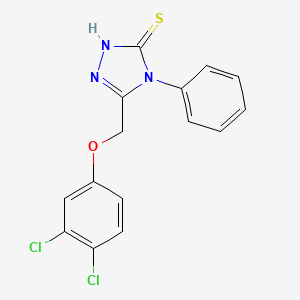 5-[(3,4-dichlorophenoxy)methyl]-4-phenyl-4H-1,2,4-triazole-3-thiol
