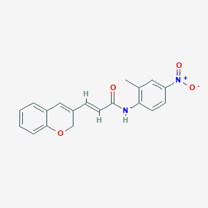 molecular formula C19H16N2O4 B2528784 (E)-3-(2H-chromen-3-yl)-N-(2-methyl-4-nitrophenyl)acrylamide CAS No. 887347-63-9