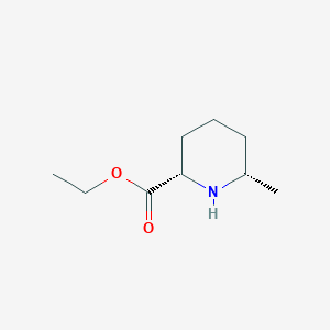 ethyl (2S,6S)-6-methylpiperidine-2-carboxylate
