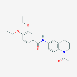 N-(1-acetyl-1,2,3,4-tetrahydroquinolin-6-yl)-3,4-diethoxybenzamide