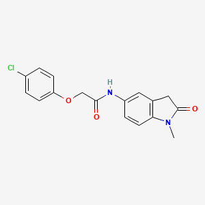 2-(4-chlorophenoxy)-N-(1-methyl-2-oxoindolin-5-yl)acetamide