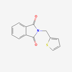 molecular formula C13H9NO2S B2528807 2-(Thiophen-2-ylmethyl)isoindoline-1,3-dione CAS No. 75815-41-7