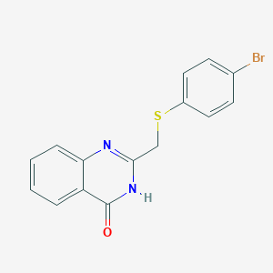 2-(((4-bromophenyl)thio)methyl)quinazolin-4(3H)-one