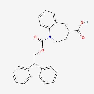1-(9H-Fluoren-9-ylmethoxycarbonyl)-2,3,4,5-tetrahydro-1-benzazepine-4-carboxylic acid