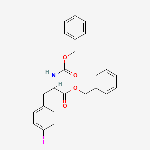 Benzyl 2-(benzyloxycarbonylamino)-3-(4-iodophenyl)propanoate