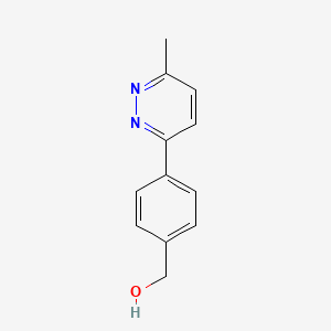 [4-(6-Methylpyridazin-3-yl)phenyl]methanol