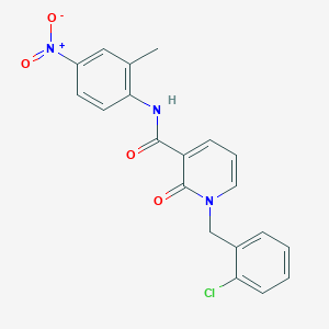 1-(2-chlorobenzyl)-N-(2-methyl-4-nitrophenyl)-2-oxo-1,2-dihydropyridine-3-carboxamide