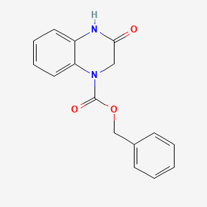 Benzyl 3-oxo-3,4-dihydroquinoxaline-1(2H)-carboxylate