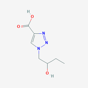 molecular formula C7H11N3O3 B2528945 1-(2-羟基丁基)-1H-1,2,3-三唑-4-羧酸 CAS No. 1251362-80-7