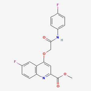 1-(3-methoxybenzyl)-5-[(4-pyridin-2-ylpiperazin-1-yl)carbonyl]-1H-1,2,3-benzotriazole