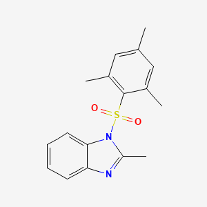 molecular formula C17H18N2O2S B2528991 1-(mesitylsulfonyl)-2-methyl-1H-benzimidazole CAS No. 349140-03-0