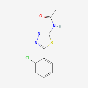 molecular formula C10H8ClN3OS B2529006 N-(5-(2-chlorophenyl)-1,3,4-thiadiazol-2-yl)acetamide CAS No. 392241-78-0