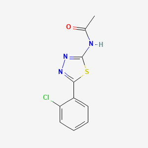 N-[5-(2-chlorophenyl)-1,3,4-thiadiazol-2-yl]acetamide