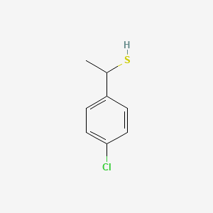 molecular formula C8H9ClS B2529092 1-(4-Chlorophenyl)ethane-1-thiol CAS No. 113682-50-1