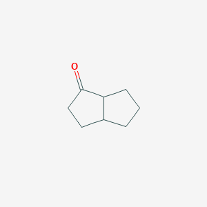molecular formula C8H12O B025291 3,3a,4,5,6,6a-hexahydro-2H-pentalen-1-one CAS No. 19915-11-8