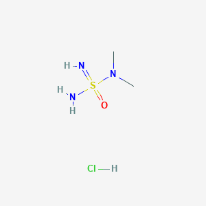 molecular formula C2H10ClN3OS B2529134 N-(氨基磺酰亚胺基)-N-甲基甲胺；盐酸盐 CAS No. 2229312-47-2
