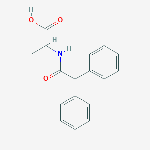 molecular formula C17H17NO3 B2529159 二苯乙酰氨基丙酸 CAS No. 65707-69-9