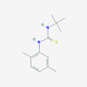 molecular formula C13H20N2S B2529234 1-tert-ブチル-3-(2,5-ジメチルフェニル)チオ尿素 CAS No. 326013-95-0