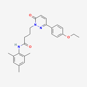 4-(3-(4-ethoxyphenyl)-6-oxopyridazin-1(6H)-yl)-N-mesitylbutanamide