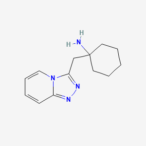 molecular formula C13H18N4 B2529287 1-([1,2,4]Triazolo[4,3-a]pyridin-3-ylmethyl)cyclohexanamine CAS No. 1429901-75-6