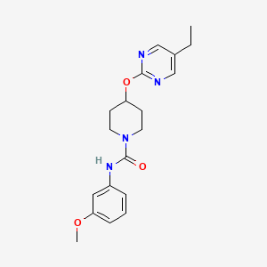 molecular formula C19H24N4O3 B2529318 4-(5-Ethylpyrimidin-2-yl)oxy-N-(3-methoxyphenyl)piperidine-1-carboxamide CAS No. 2380166-71-0