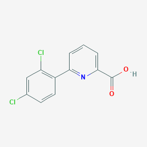 molecular formula C12H7Cl2NO2 B2529337 6-(2,4-Dichlorophenyl)picolinic acid CAS No. 1261912-00-8