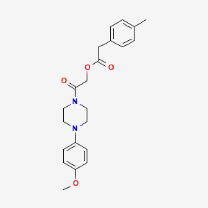 2-[4-(4-METHOXYPHENYL)PIPERAZIN-1-YL]-2-OXOETHYL 2-(4-METHYLPHENYL)ACETATE