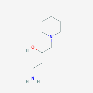 molecular formula C9H20N2O B2529362 4-Amino-1-(piperidin-1-yl)butan-2-ol CAS No. 1368700-68-8