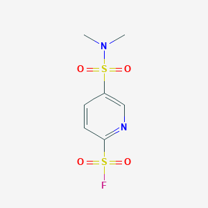 molecular formula C7H9FN2O4S2 B2529364 5-(二甲基氨磺酰基)吡啶-2-磺酰氟 CAS No. 2375260-18-5