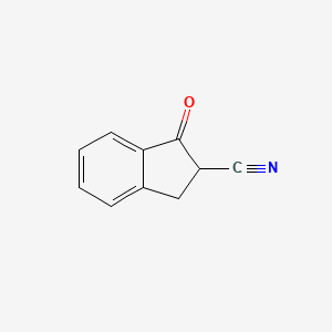 molecular formula C10H7NO B2529365 1-氧代茚满-2-腈 CAS No. 28873-87-2