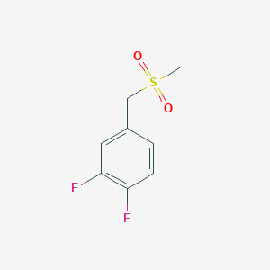 molecular formula C8H8F2O2S B2529374 3,4-Difluorobenzylmethylsulfone CAS No. 886498-01-7
