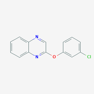 molecular formula C14H9ClN2O B2529400 2-(3-Chlorophenoxy)quinoxaline CAS No. 243455-09-6