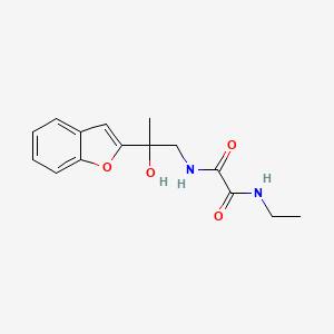 molecular formula C15H18N2O4 B2529407 N1-(2-(benzofuran-2-yl)-2-hydroxypropyl)-N2-ethyloxalamide CAS No. 2034601-45-9