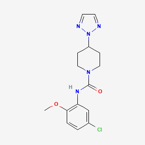 B2529435 N-(5-chloro-2-methoxyphenyl)-4-(2H-1,2,3-triazol-2-yl)piperidine-1-carboxamide CAS No. 2201879-69-6