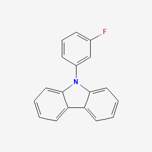 molecular formula C18H12FN B2529467 9-(3-Fluorophenyl)-9H-carbazole CAS No. 81329-47-7