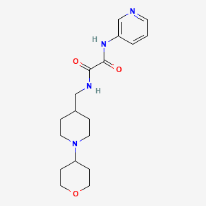 N1-(pyridin-3-yl)-N2-((1-(tetrahydro-2H-pyran-4-yl)piperidin-4-yl)methyl)oxalamide