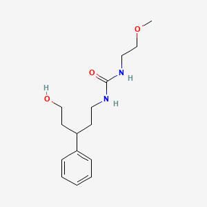 1-(5-Hydroxy-3-phenylpentyl)-3-(2-methoxyethyl)urea
