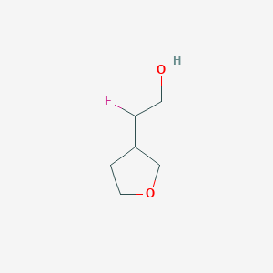 molecular formula C6H11FO2 B2529489 2-氟-2-(氧杂环丙烷-3-基)乙醇 CAS No. 1784294-55-8