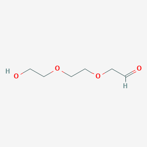molecular formula C6H12O4 B025295 8-Hydroxy-3,6-dioxaoctanal CAS No. 108306-81-6