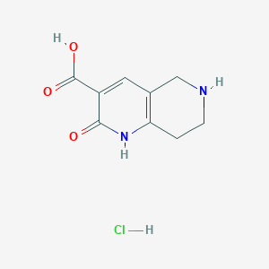 2-Oxo-1,2,5,6,7,8-hexahydro-1,6-naphthyridine-3-carboxylic acid hydrochloride