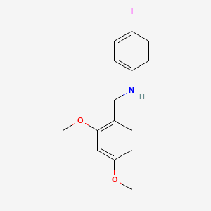 molecular formula C15H16INO2 B2529540 N-(2,4-dimethoxybenzyl)-4-iodoaniline CAS No. 306730-52-9