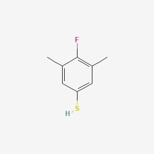 molecular formula C8H9FS B2529551 3,5-Dimethyl-4-fluorothiophenol CAS No. 1443326-28-0