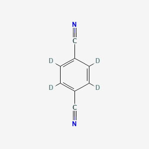 molecular formula C8H4N2 B2529567 テトラ重水素化テレフタルニトリル CAS No. 69299-69-0