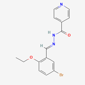 N'-[(E)-(5-bromo-2-ethoxyphenyl)methylidene]pyridine-4-carbohydrazide