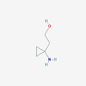 molecular formula C5H11NO B2529648 2-(1-Aminocyclopropyl)ethanol CAS No. 794469-78-6