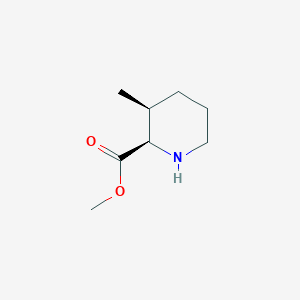 molecular formula C8H15NO2 B2529656 Methyl (2R,3S)-3-methylpiperidine-2-carboxylate CAS No. 760923-05-5