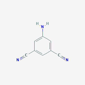 molecular formula C8H5N3 B2529728 5-氨基异酞腈 CAS No. 57369-97-8